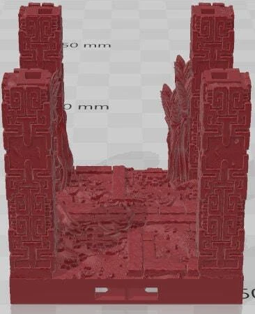 Pillars Set 1 - Aztlan 6 Swamped B - Pathfinder - Dungeons & Dragons -RPG- Table