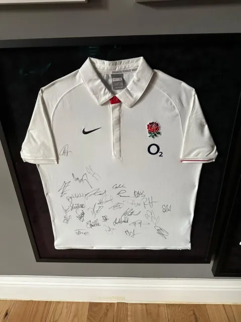 England Rugby Signed Shirt