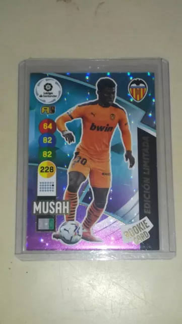 Yunus Musah Adrenalyn Rookie Card Valencia La Liga Spain 2021 Limited Edition