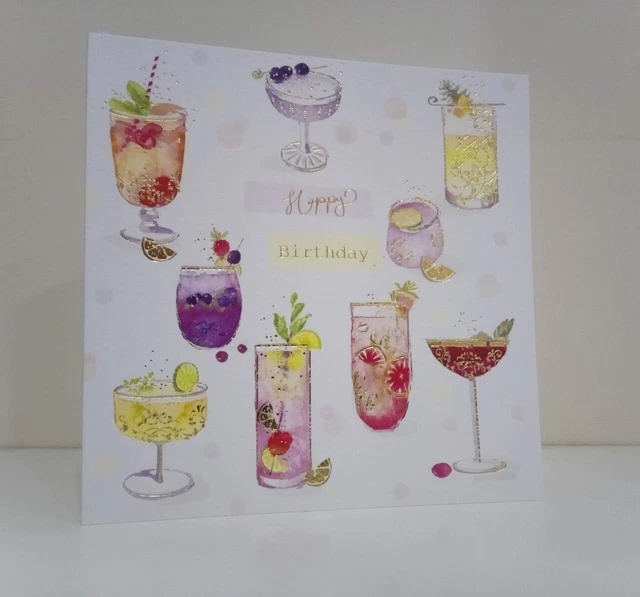 Edition Seidel Carte D'anniversaire De Qualité Supérieure Avec Inscription En Argent Et