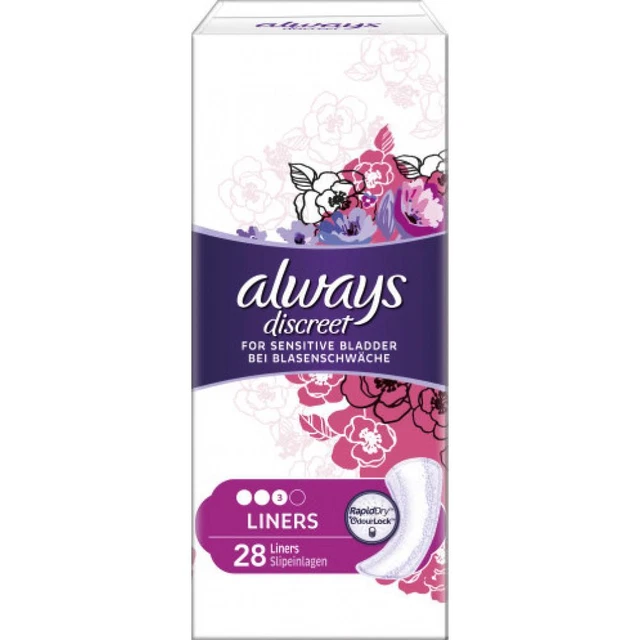 Always Slipeinlage Damenbinde Periode Menstruation Discreet Blasenschwäche 28er