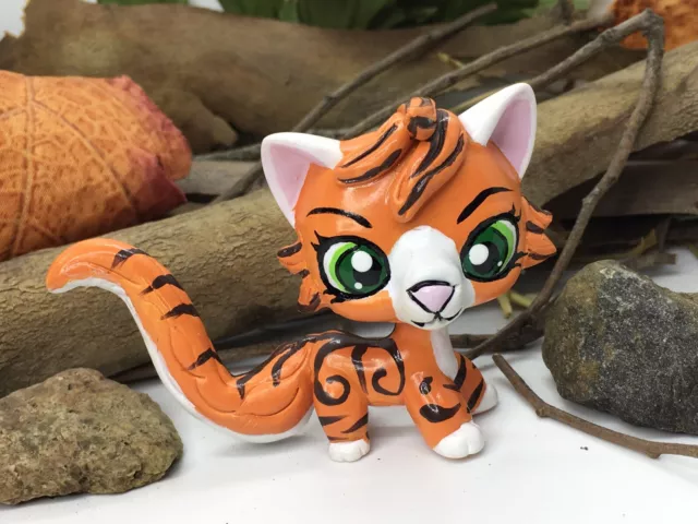 Mini Toy Pet Shop, “Jayfeather” WARRIOR CAT, Ooak Custom, Hand