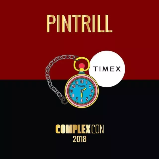 ⚡RARE⚡ PINTRILL x TIMEX Pocket Watch Timex Pin *BRAND NEW* LIMITED EDITION