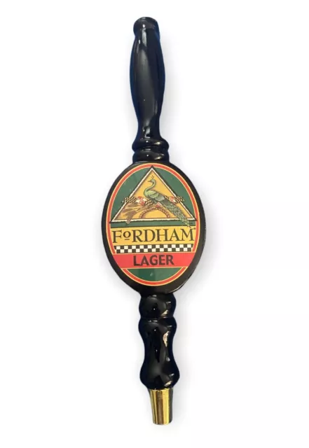 Fordham Brewing Company Lager Tap Handle 11” Beer Draught Used Dominion
