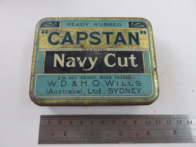 Old Australian Capstan Navy Cut Tobacco Tin