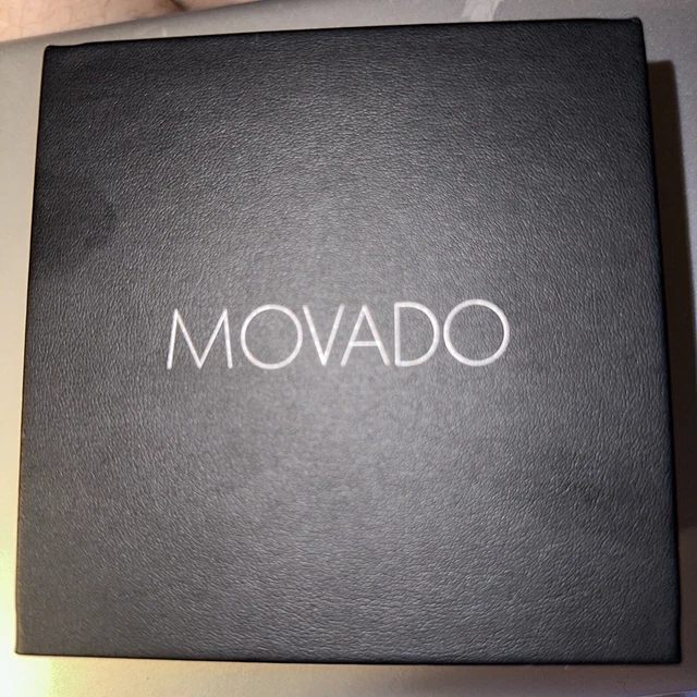 Orologio classico Movado Museum Orologio svizzero quadrante nero al quarzo - 2100014 ($895 prezzo al dettaglio) 4