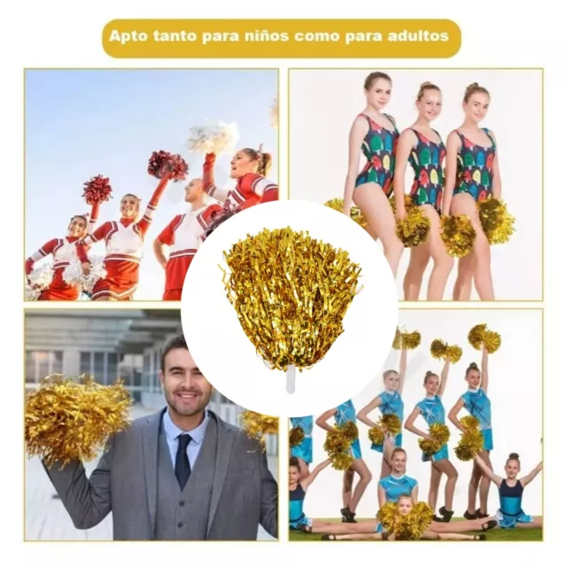 20 Stück Pompom Pompon Cheerleader Cheerleading Pom Pom Tanzwedel Puschel Party