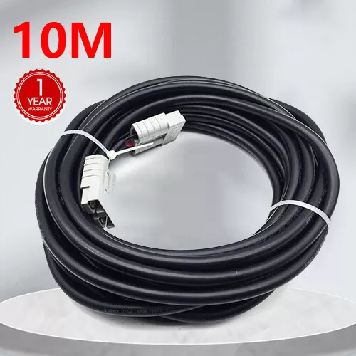 Ready to Use10m 50Amp Anderson Plug Extension Lead TwinCore Automotive Cable