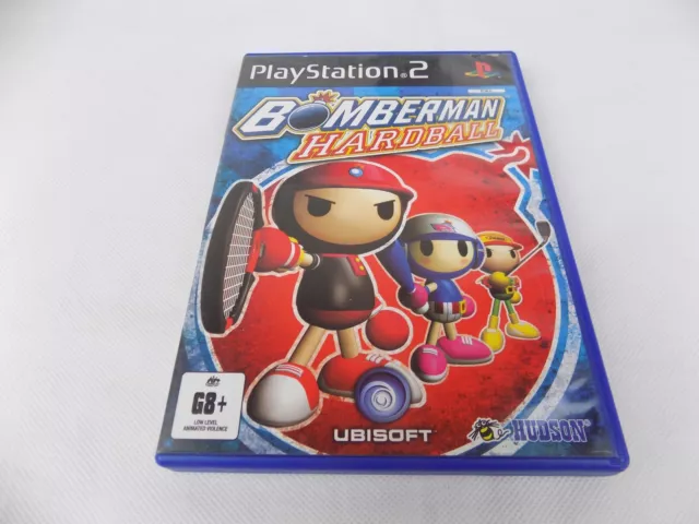 Mint Disc Playstation 2 Ps2 Bomberman Hardball Hard Ball - Inc Manual