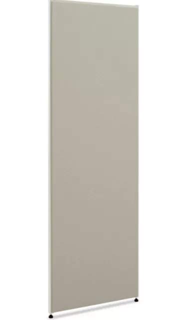 HON Verse Panel, 60"W x 72"H - 60" Width x 72" Height - Gray Steel Frame - Gray