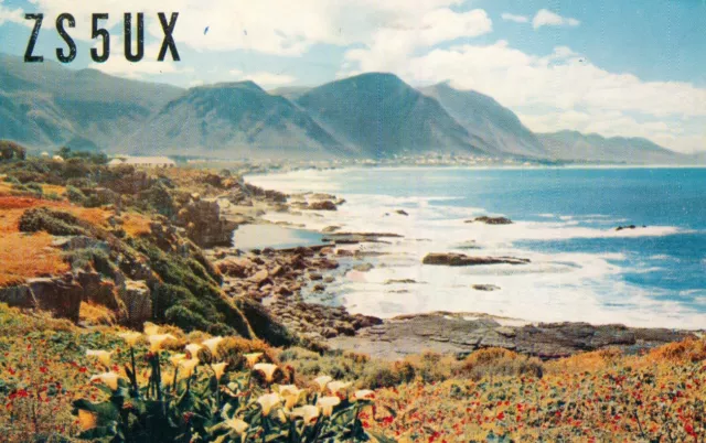 QSL Card Radio South Africa ZS5UX Hermanus Cape Town Oranjezicht 1963 ≠ R1226