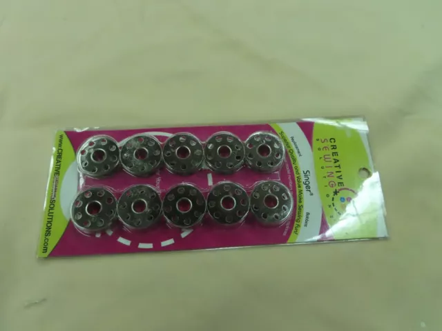 Carretes de máquina de coser bobina de 10-8 orificios para Singer modelos 221, 222, 301