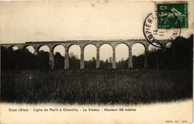 CPA AK Ligne de PARIS a CHANTILLY COYE Le Viaduc (375759)
