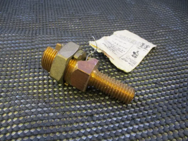 Penn Union Sss-8A1  Bronze Service Post Ground Connector For 3/0 Sol. - 4/0 Str.