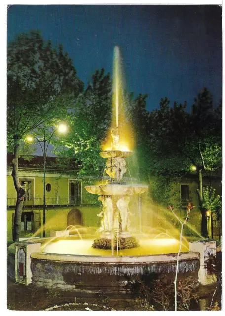 AVELLINO (034) - OSPEDALETTO D'ALPINOLO Fontana. Notturno - FG/Vg 1971