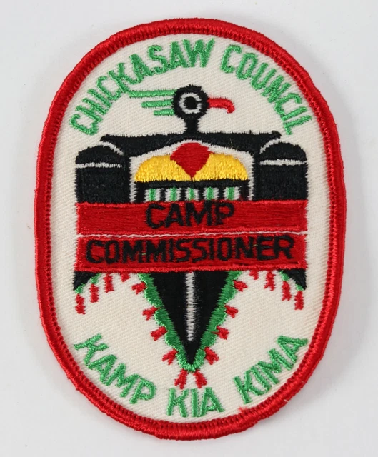 VTG CHICKASAW CAMP Commissioner Kamp Kia Kima White Boy Scouts BSA Camp