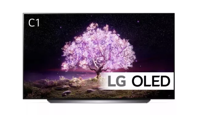 LG OLED55C14LB 55" OLED 4K Smart TV - Meteor Titan