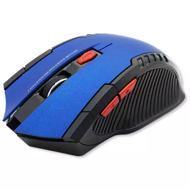 Ociodual Raton Inalambrico Gaming Wireless Optico 1600DPI 6 Botones Rueda GF2429