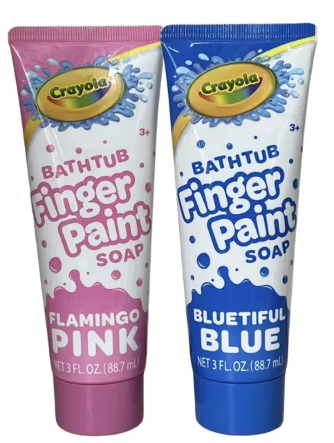 Crayola Washable Finger Paint Soap Lot of 2 NEW
