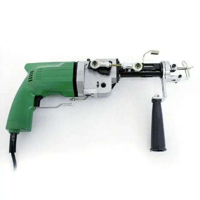 Máquinas eléctricas de alfombras para pistola de mechones manuales (pueden hacer tanto la pila de corte como la pila de bucle)