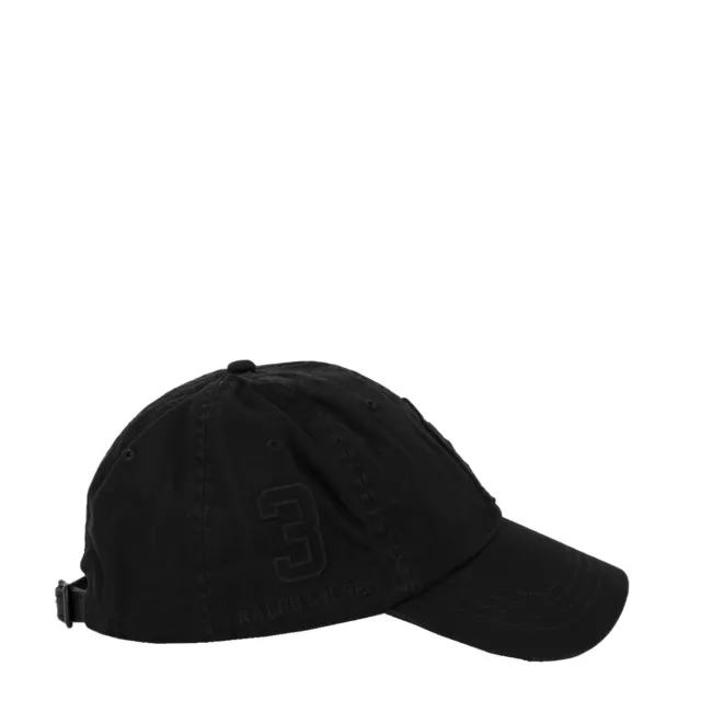 Polo Ralph Lauren Big Pony Chino Cap Black Brand New - Genuine 2