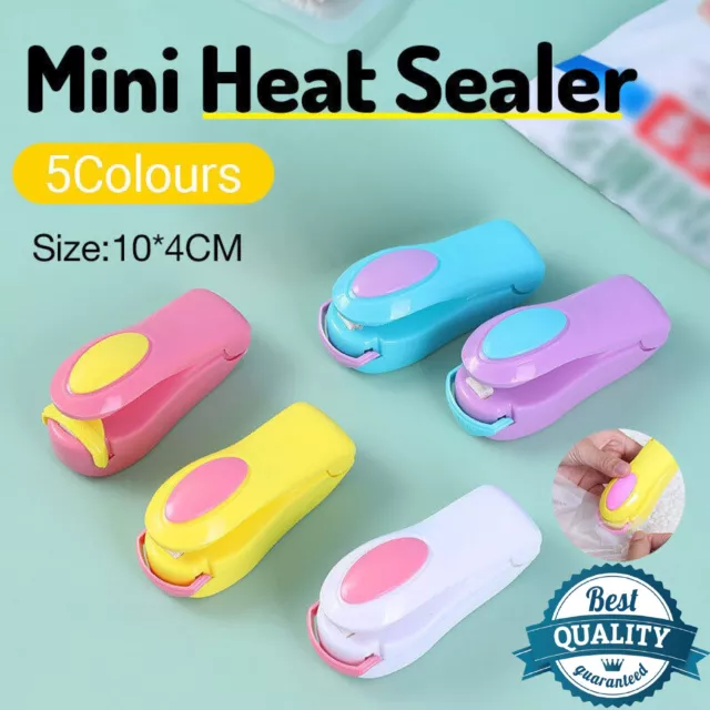 Mini Impulse Portable Plastic Food Sealing Machine Tool Bag Packing Heat Sealer