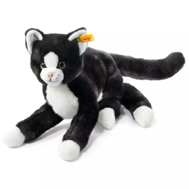 Steiff Mimmi Schlenker Katze, schwarz, 30 cm