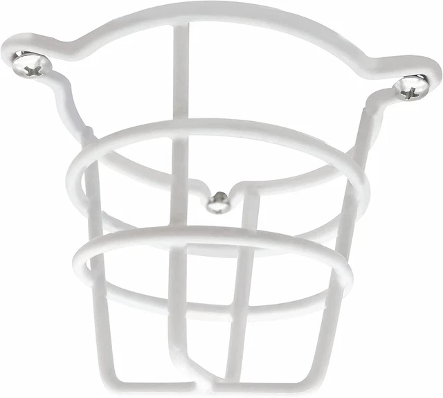 Happy Tree (6 Pack) White Fire Sprinkler Head Guard Cover for Both 1/2" & 3/4" F