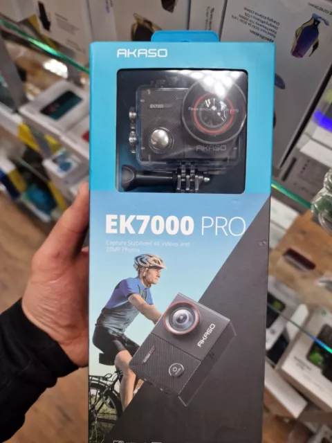 Go EK7000 Pro 4K Action Camera with Touch Screen EIS Adjustable View Angle  40m diving Camera Remote Control Sports Camera 