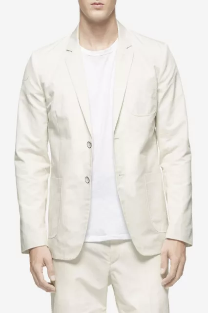 Rag & Bone Silver Birch Weston Cotton & Linen Blazer sz.36 NWOT $595