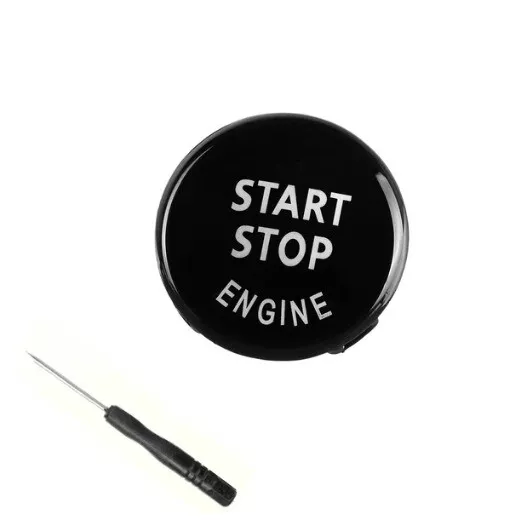 Start Stop Knopf schwarz matt passend für BMW E90 E60 E70 E71 E83 E84 E87 E89