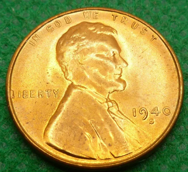 1940s Lincoln   Cent   #M17-40s  BU Unc Coin
