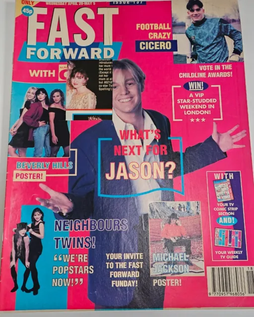 FAST FORWARD Magazine  29 Apr-5May 1992 Issue 137 Jason Donovan Neighbours