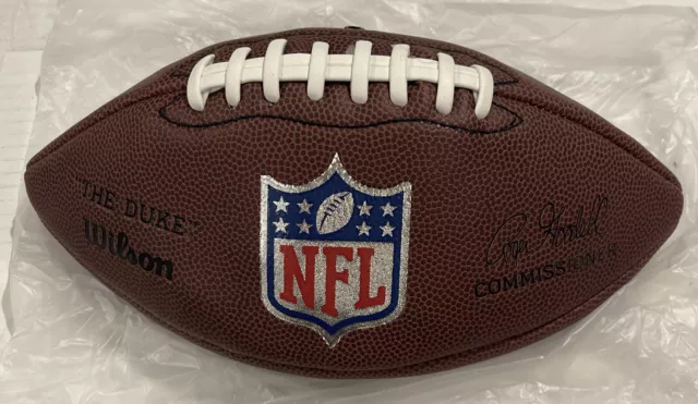 NEW! Wilson Duke Replica NFL Football Gridiron Ball Silver (Deflated) GENUINE!