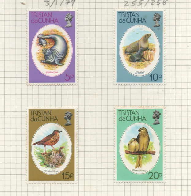 Tristan Da Cunha 1978 Wildlife Conservation SG255-258 MLH mint mounted stamps