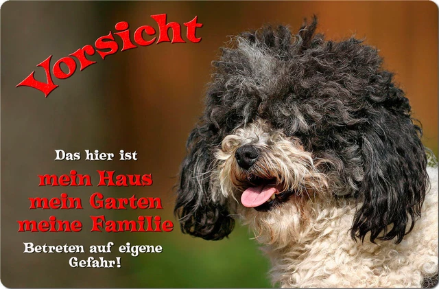 American Bulldog Warnschild Metall – Hundeschild A4-Größe (30,5 X 20 Cm) Für Haus Und Grundstück