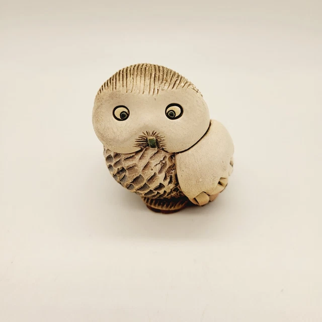 Artesania Rinconada Snow Owl Uruguay Figurine Signed AR Figure Birds Owls Artesania Rinconada Snow Owl Uruguay Figurine Signed AR Figure Birds Owls