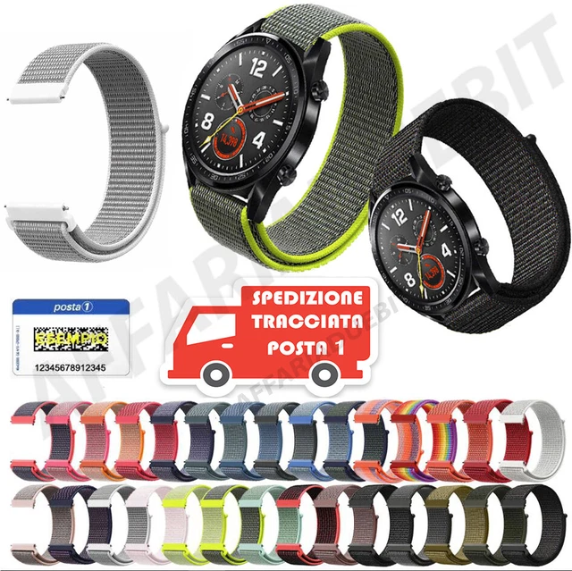 CINTURINO NYLON SAMSUNG Galaxy Watch 42mm 41mm Active 2 40 44mm