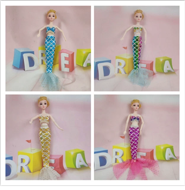Barbie Doll Sized Cloth/Accessory@Any 1 pc Mermaid Dress@@ON SALE Good+Xmas Gift