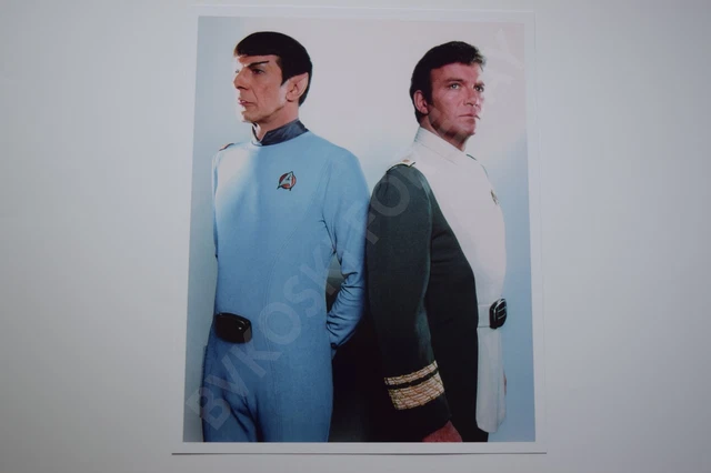 PHOTO BRILLANTE STAR Trek The Motion 8x10 Shatner Leonard Nimoy Kirk ...