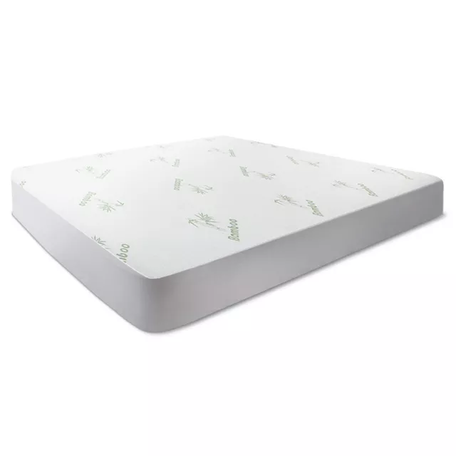 Giselle Bedding Queen Size Bed Mattress Protector Bamboo Fabric Cover Waterproof