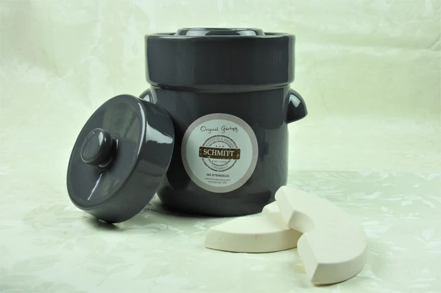 Pot de fermentation en céramique 2,5 l - Choucroute - Pot à choucroute