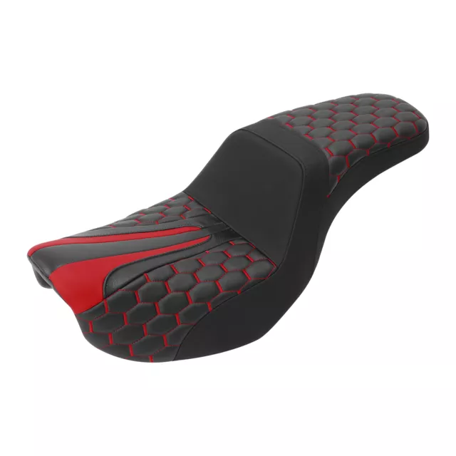 Rider Driver Passenger Seat Fit For Harley Dyna Low Rider Super Glide FXDC 06-17