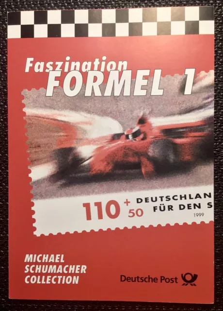Erinnerungsblatt 1999 Michael Schumacher Collection "Faszination FORMEL 1"