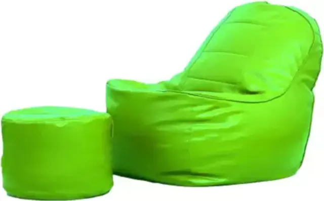 Cómoda funda de puf para silla XXXL, color verde claro, para salón, cama o...