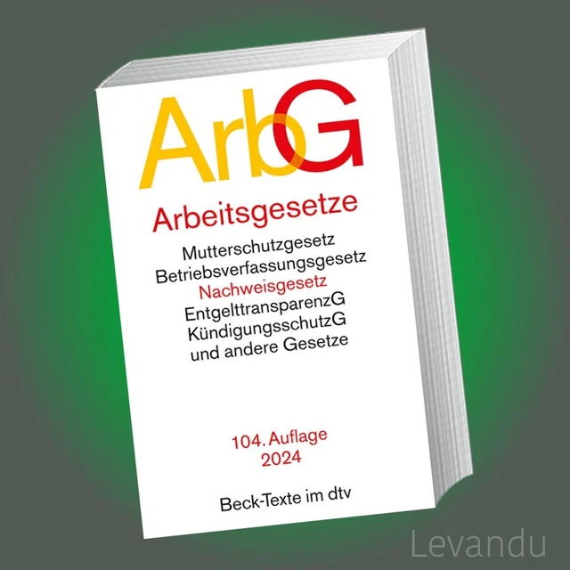 Lot De Livres De Droit Allemand BGB + HGB + ArbG - Édition 2020, 2490 Pages, Neuf Sous Blister