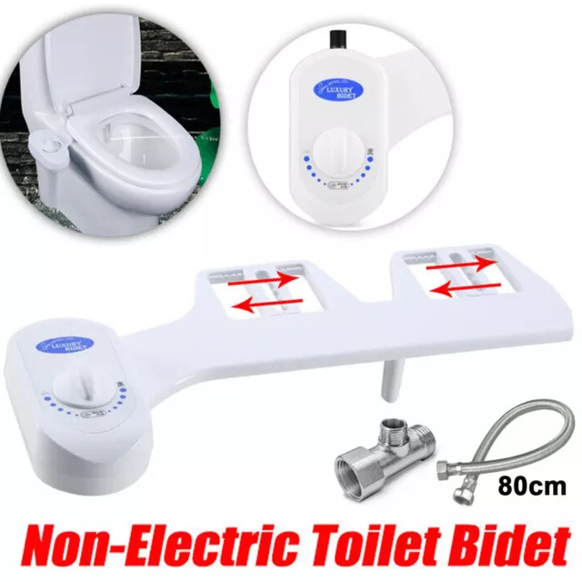 Toilet Bidet Seat Attachment Spray Hygiene Water Wash Clean Sanitation Bathroom