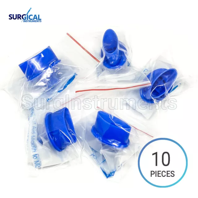 10 Pocket CPR Mask One Way Valve Mouth to Mouth Face Shield mask Resuscitation