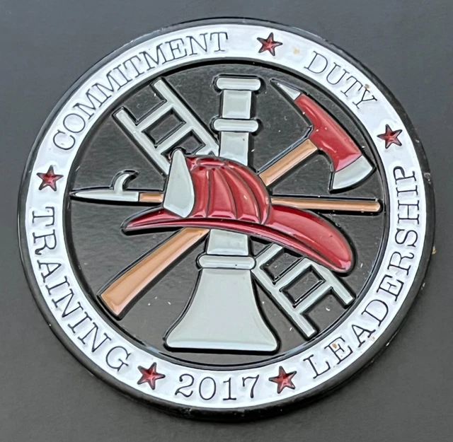 Arizona State Fire School Challenge Coin Firemen Token Medal Meet Challenge