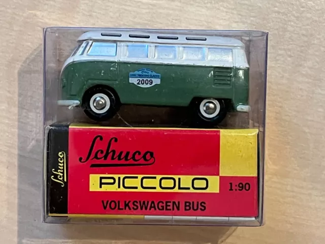 Schuco Piccolo, Volkswagen Bus "ADAC 2009 Trentino Classic" grün/weiß, OVP